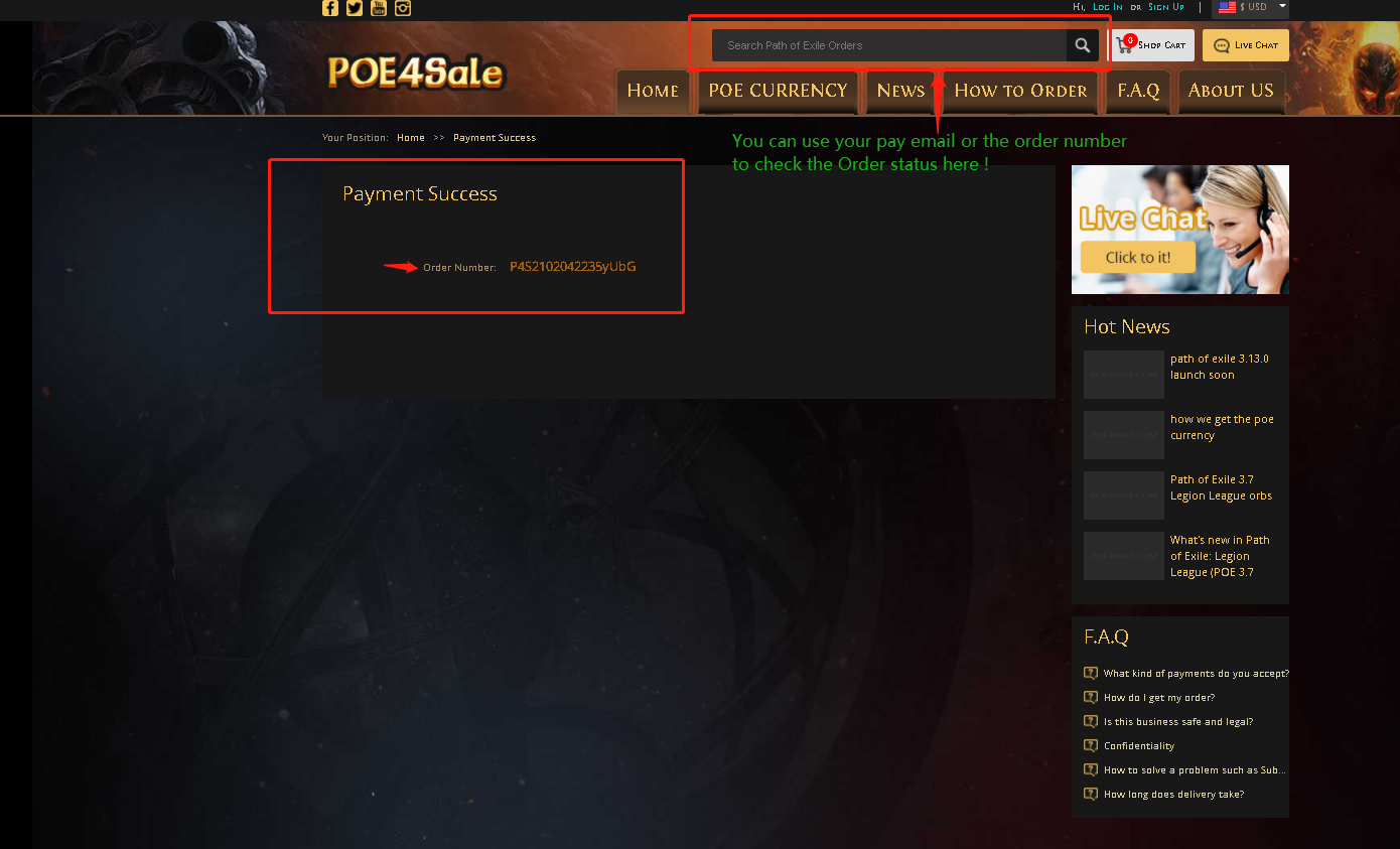 Purchase POE Currency Step 6